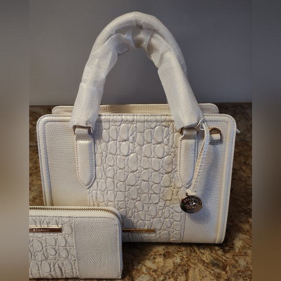 Brahmin Handbags - Brahmin Cami And Suri Sea Salt White Carman New With Tags
